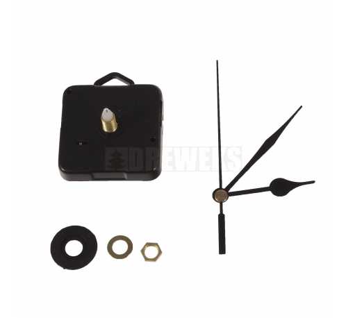 Clock mechanism with hands - 72 mm/ thread 5 mm