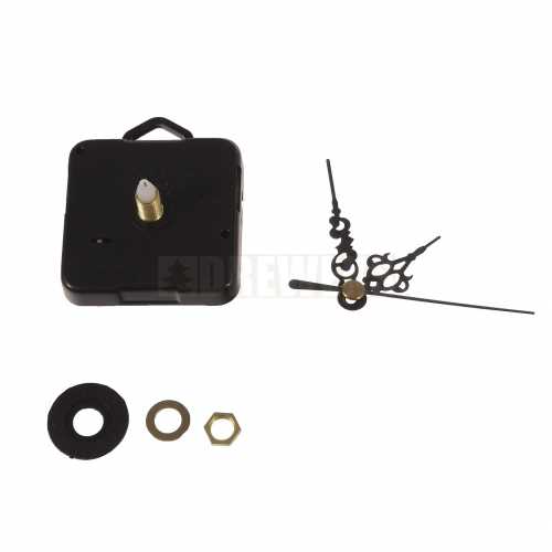 Clock mechanism with hands - 50 mm/ thread 5 mm