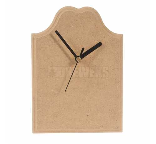 Milled clock / tag - MDF material