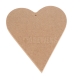 Heart cut-out 200mm - MDF material