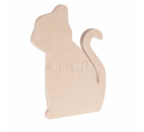 Cat cut-out - plywood/ small