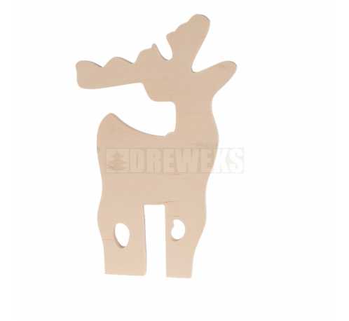 Reindeer on stand/ MDF material