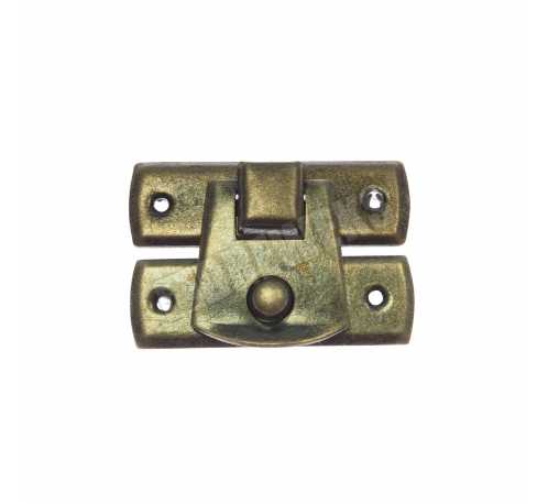 Lock 30x22mm - dark brass