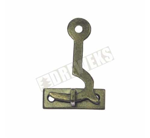 Hook for boxes 33x21mm - dark brass