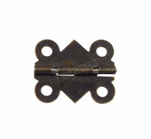 Hinge 24x19mm - dark brass