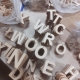 OUTLET Decorative letter - alphabet (dimensions - 0.3x5 cm) - o24/45