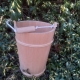 OUTLET Wooden bucket (dimensions - 33x23 cm) - o24/148