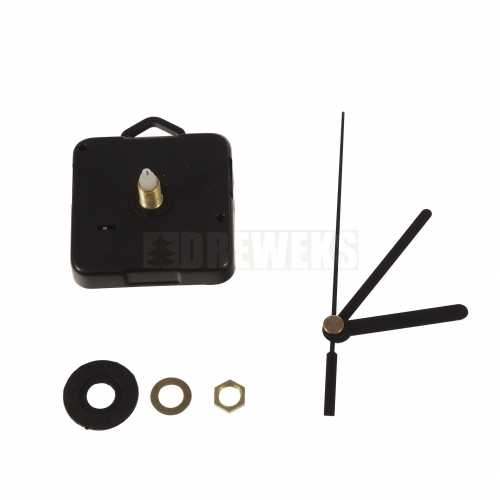 Clock mechanism with hands - 92 mm/ thread 5 mm