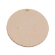 Round earring ?42 plywood