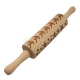 Rolling pin with engraving