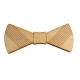Wooden bow tie heart's ver 3