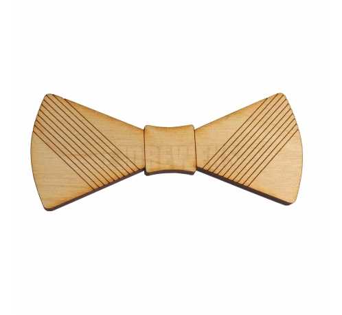 Wooden bow tie heart's ver 3