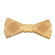 Wooden bow tie heart's