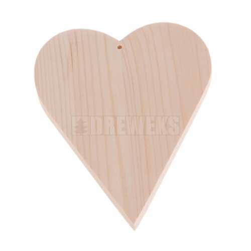 Heart cut-out 250mm - wood/ set of 4 pcs