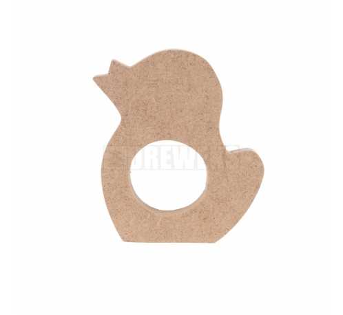 Chicken shaped egg stand / napkin ring - MDF material