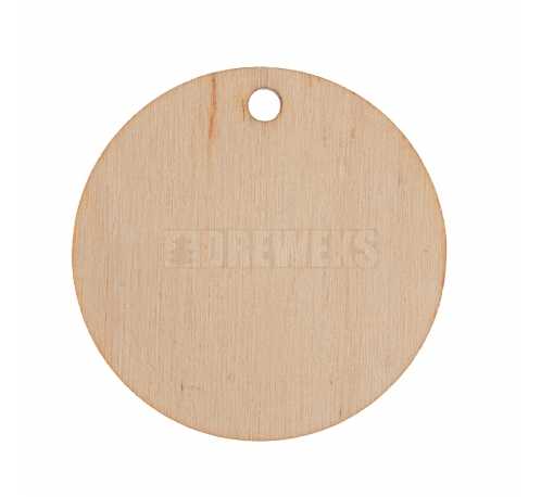 Round earring ?35 plywood