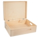 Storage box with lid and handles - medium