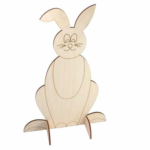 Standing Easter bunny - big - plywood