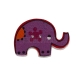 Elephant shaped button