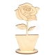 Flower in pot on stand - rose