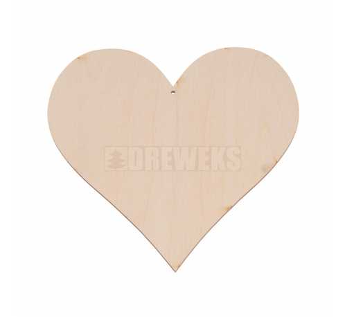Heart cut-out 200mm - plywood
