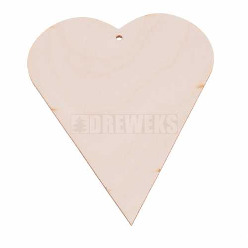 Heart cut-out - plywood/ set of 4 pcs