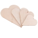 Heart cut-out - plywood/ set of 4 pcs