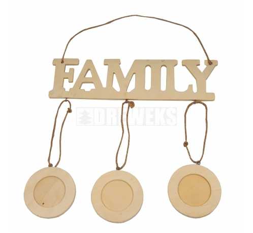 Frame - FAMILY with circles