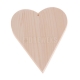 Heart cut-out 135mm - wood
