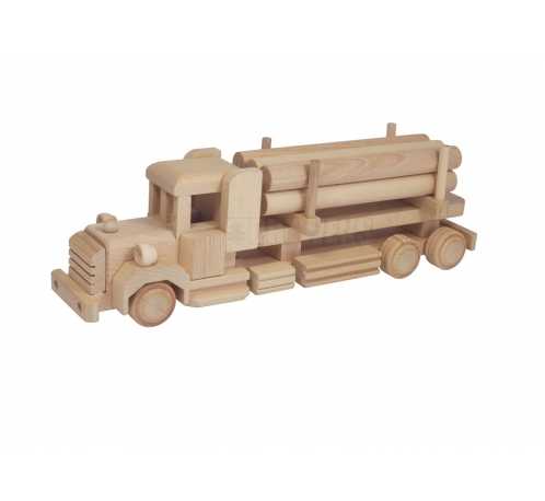 Truck with wood