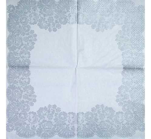 Napkin - white pattern