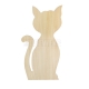 Wooden cat 29 cm