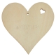 Heart cut-out 100mm - plywood/ with hole
