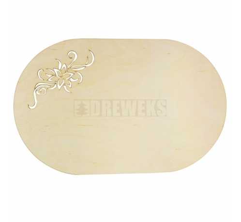 Oval table pad