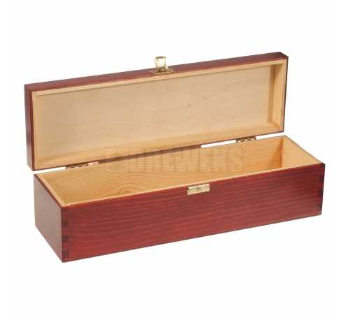 Wine box with lid / color - 1 bottle