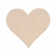Heart cut-out 135mm - plywood