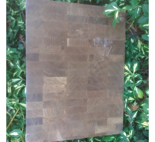 OUTLET Edged oak board - cracked (dimensions - 40x30x4 cm) - o24/54