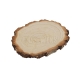 Plaster z drewna z korą ⌀12/15cm - szlifowany dwustronnie