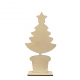Christmas tree with wooden stand