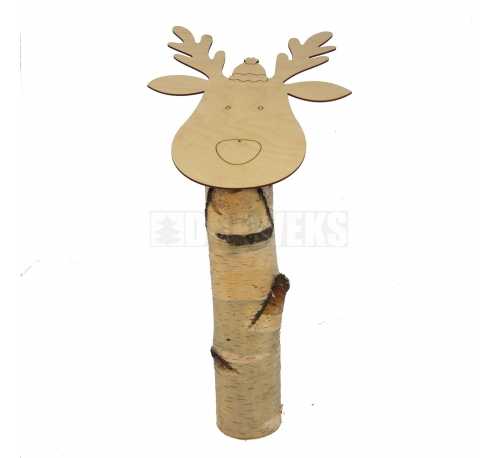 Decoration Birch reindeer - small