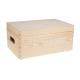 Storage box with lid and handles - small
