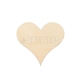 Heart cut-out 40mm - plywood