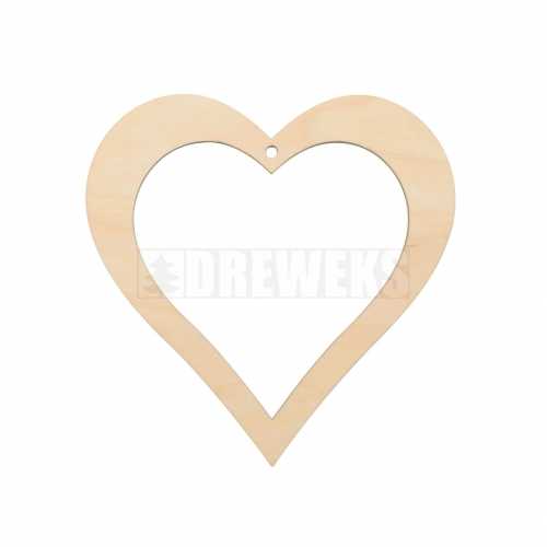 Heart cut-out - plywood