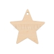 Star cut-out 52mm - plywood/ with hole