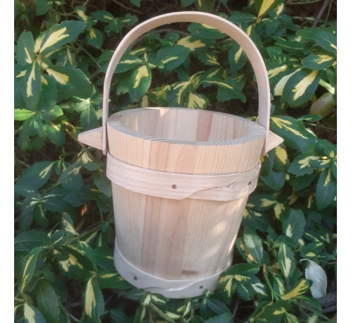 OUTLET Wooden bucket