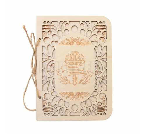 Openwork greeting card - First Holy Communion