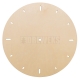 Punched circular clock