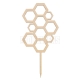 Pergola with asymmetrical honeycomb