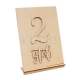 Wooden table numbers