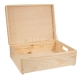 Storage box with lid and handles - small